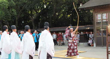 住吉神社  歩射祭